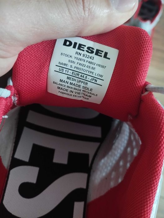 Кросівки оригінальні Diesel 44,5 р
