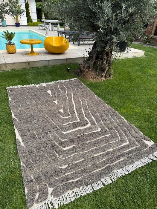 Nowy Dywan Indyjski Ręcznie Tkany Wełniany Jaipur 250x160 gal. 7 tyś