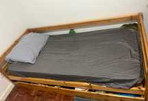 Cama solteiro com colchão