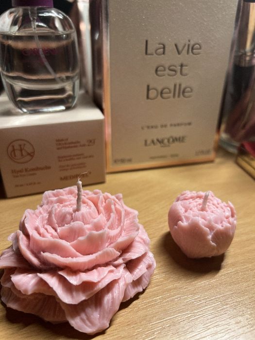 Свічки квітки  з соевого віску