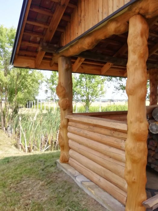 Ozdobne słupy, belki