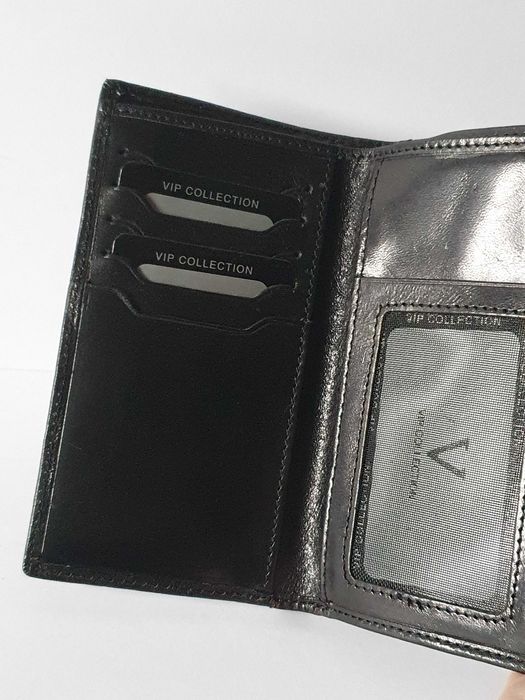 NOWY Portfel Skórzany Damski. Portmonetka. Skóra Vip Collection