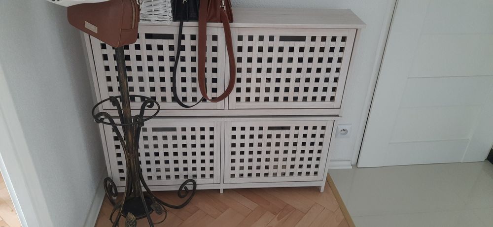 Szafka na buty Valby Bambus 2 półki