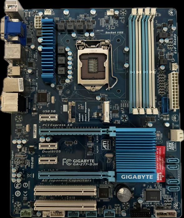 Płyta główna ATX Gigabyte GA-Z77-D3H LGA 1155