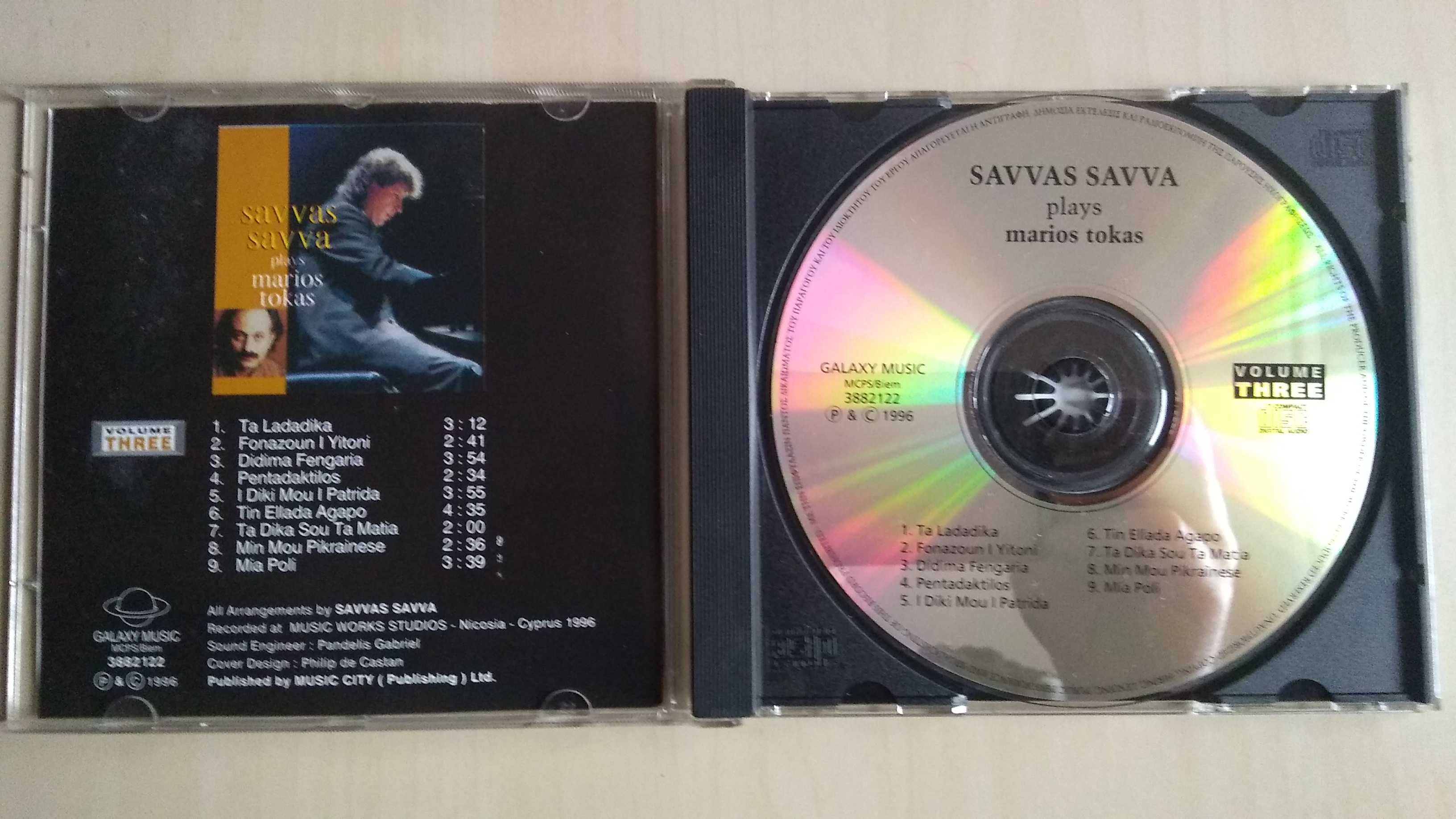 SAVVAS SAVVA plays Marios Tokas  cd