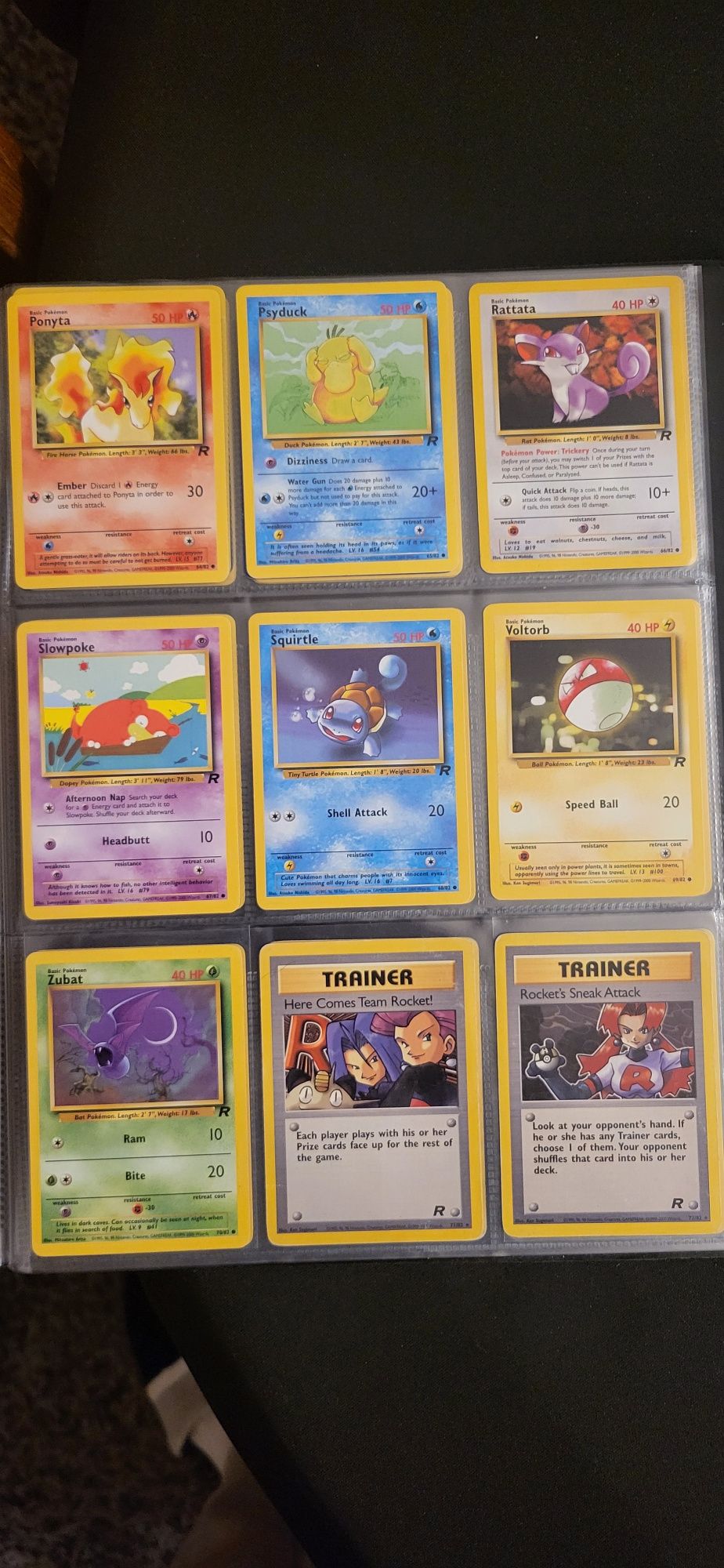 Pokémon master full set Team Rocket English
