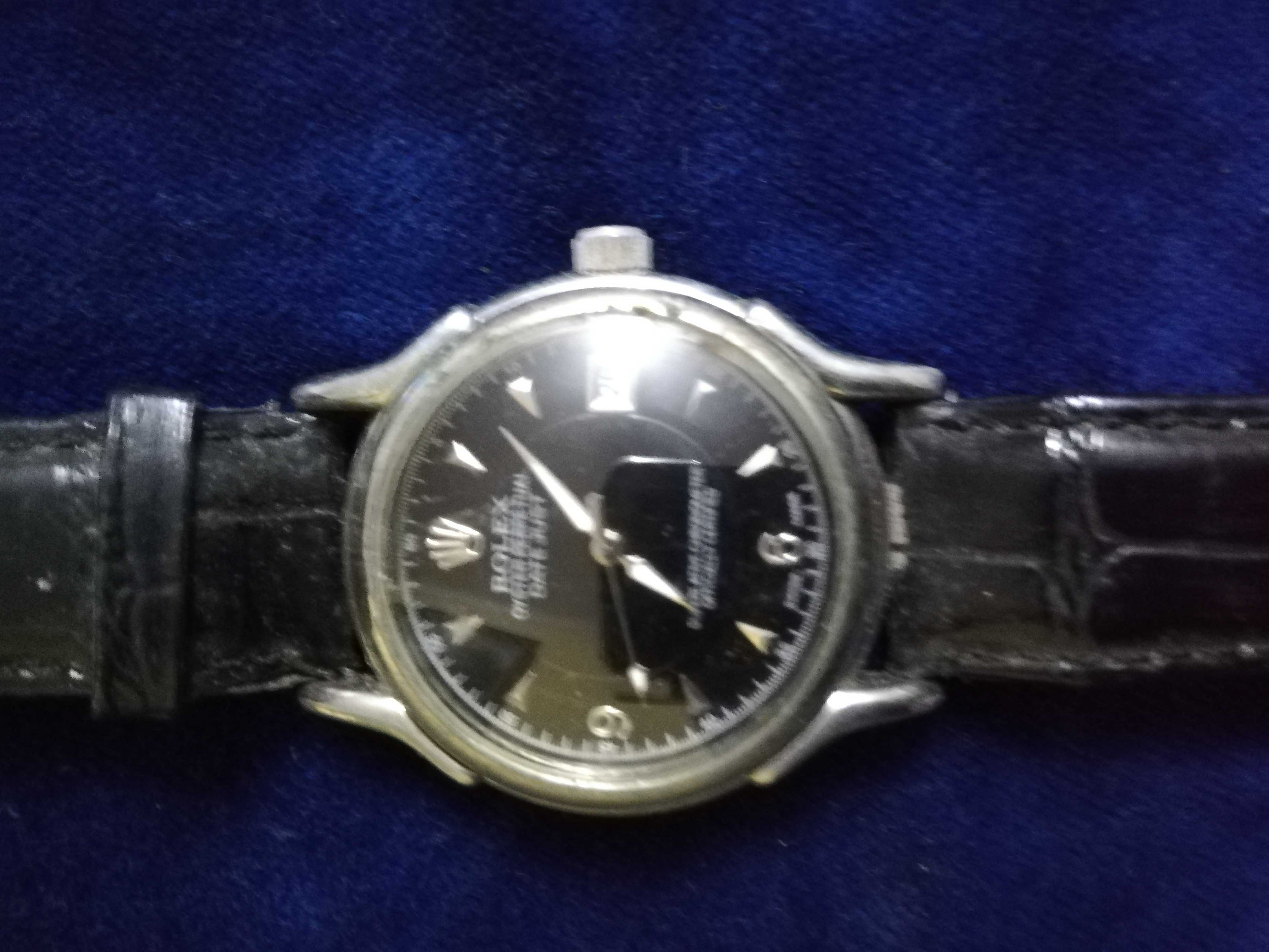 Rolex Stainless Steel Back Deville Swiss Made