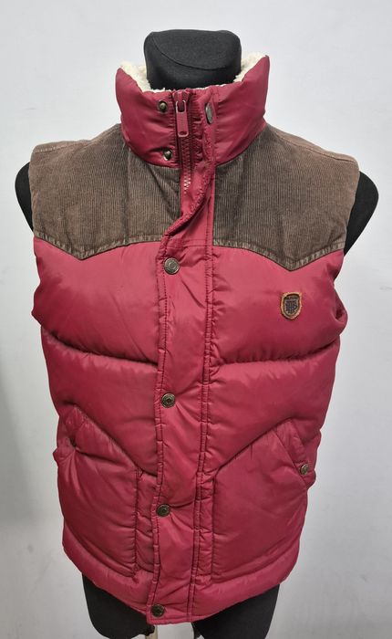 TOMMY HILFIGER roz S męska kamizelka ocieplacz puchowy goose down puch