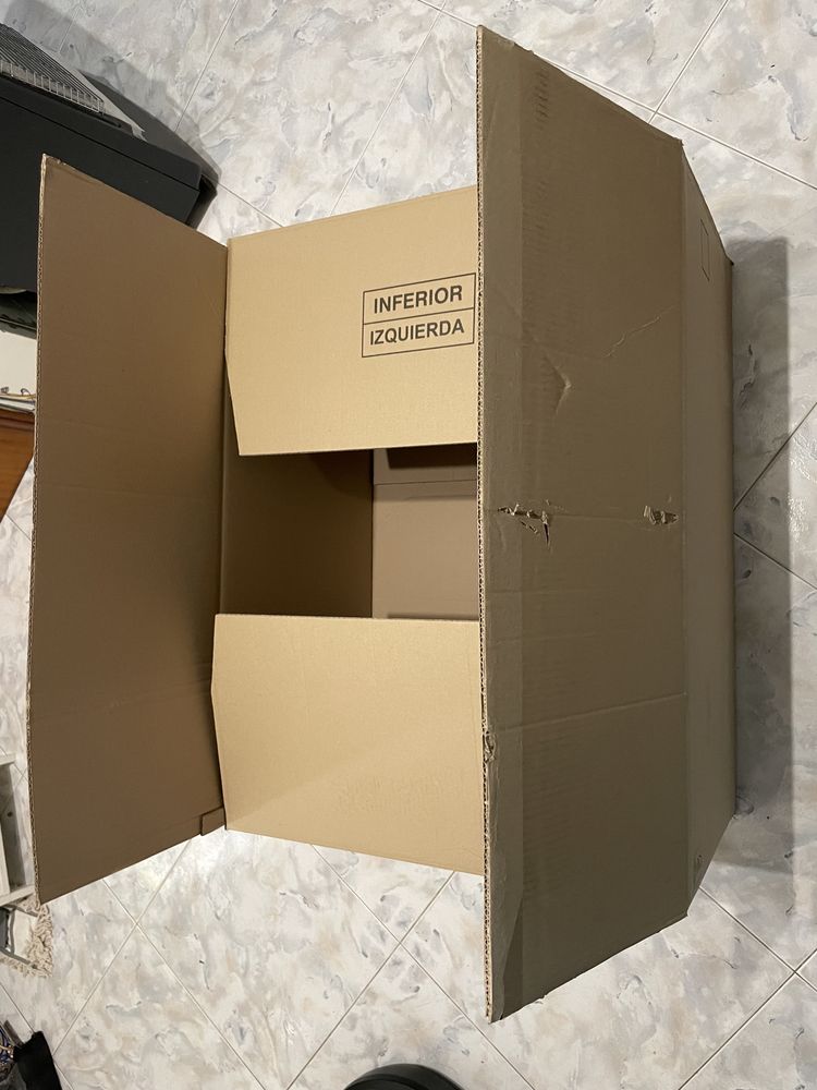 Caixas grandes cartão mudanças 80x60x40 cm