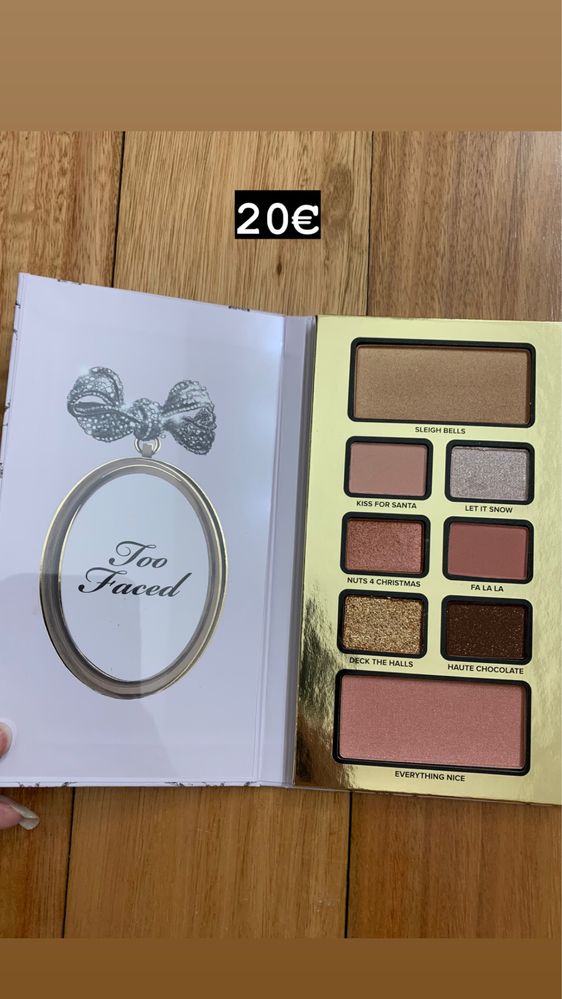 Too faced e zoeva paletas