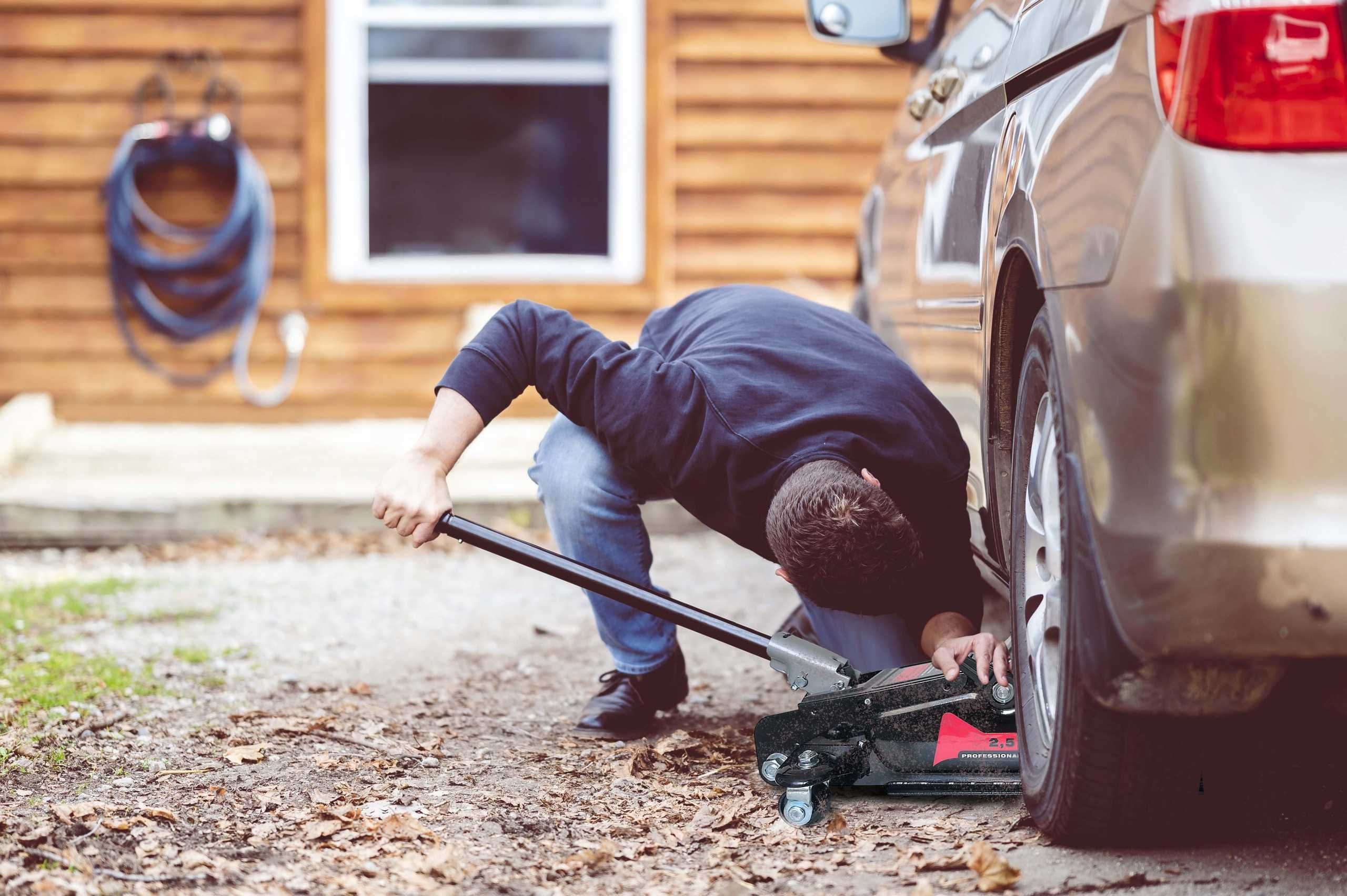 Lewarek podnośnik niskoprofilowy niski żaba +guma 2,5T KD1362 NOWY