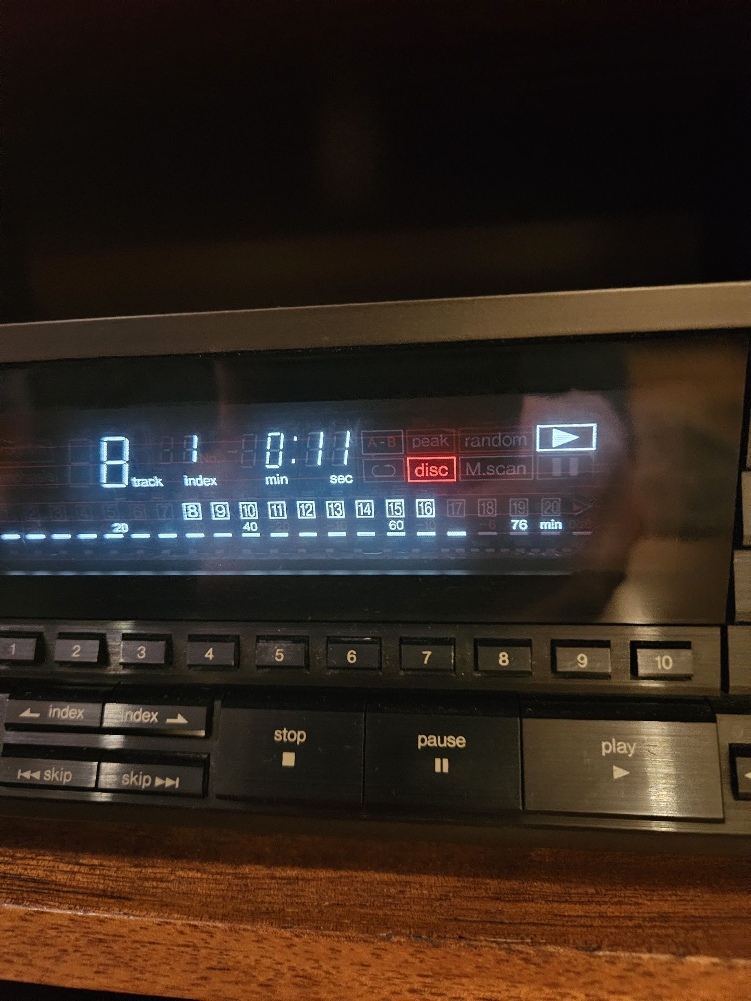 Technics sl-p550 pilot pudełko Odtwarzacz CD