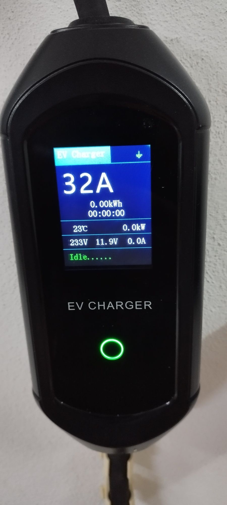 Evse ajustável até 32 Amp. 7.4kw