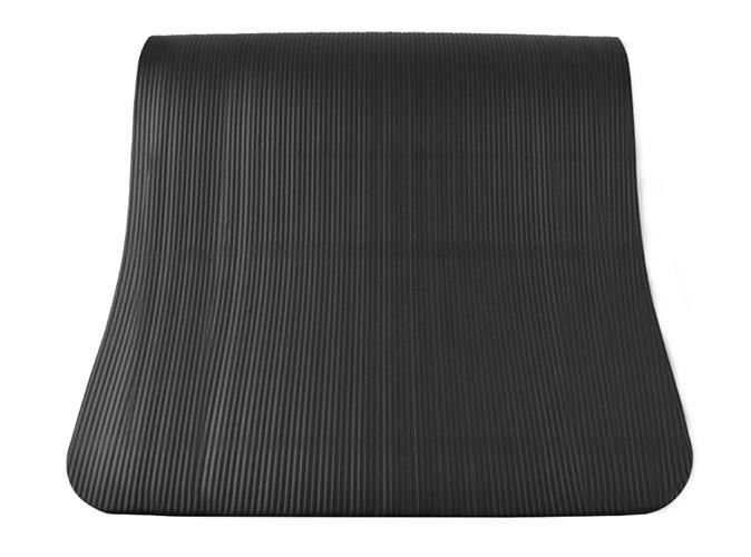 Mata fitness do ćwiczeń gruba czarna 181 x 61,5 x 1cm