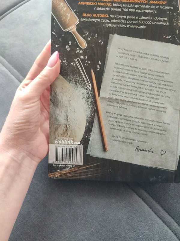 książka smak zdrowia, Autor: Agnieszka Maciąg