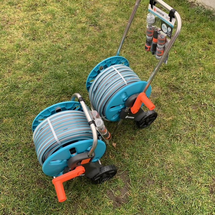 Шланг морозостійкий 25 м gardena на котушці- вічний катушка шланг поли