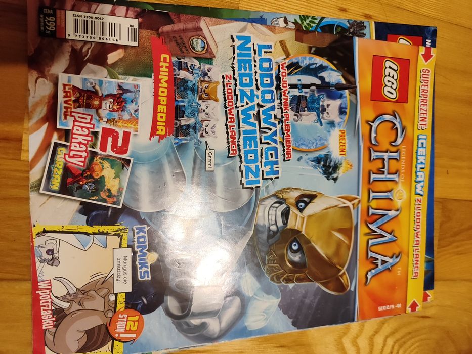 4 gazetki LEGO Chima, 2014, 2015