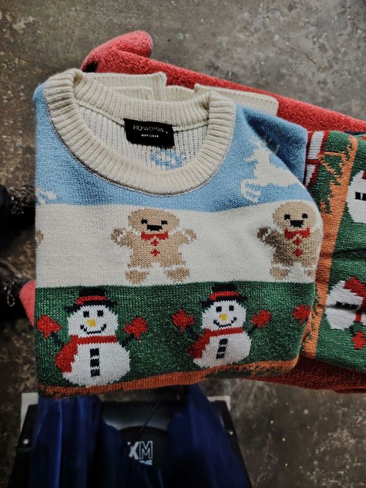 Camisolas L / S com desenhos de NATAL