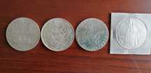 Moedas 1000 escudos prata