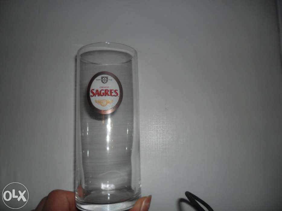 6 Copos Sagres 20cl novos