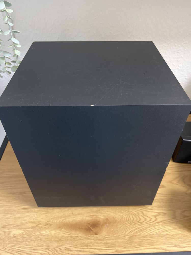 #1037 zestaw 5.1 heco subwoofer pasywny satelity głośniki kino domowe