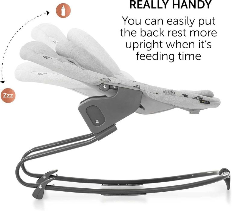 Hauck leżaczek Alpha Premium Grey