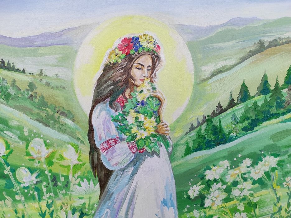 Картина "В ожидании Чуда"мать и дитя,материнство