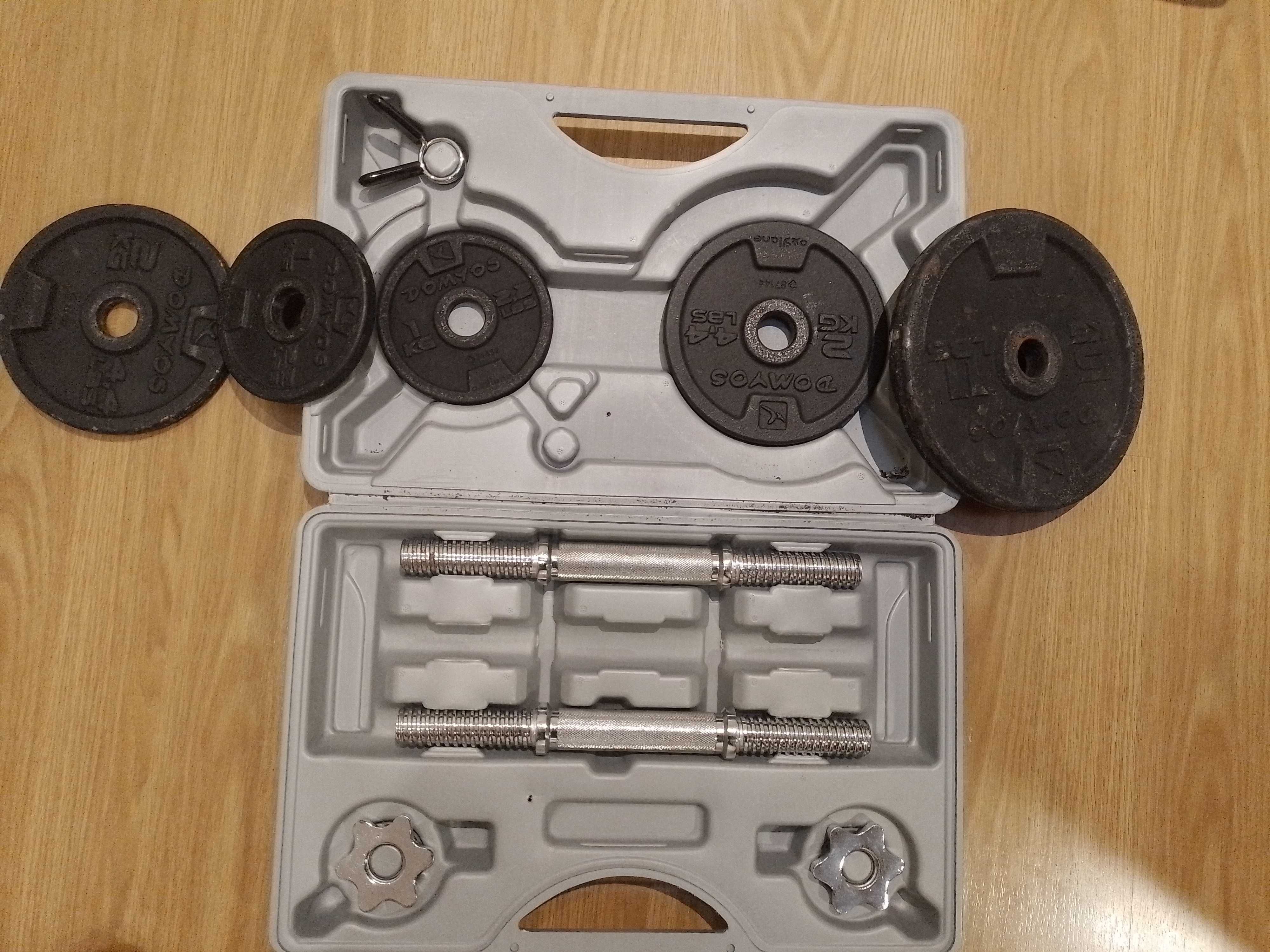 Conjunto Discos e Barras Musculação