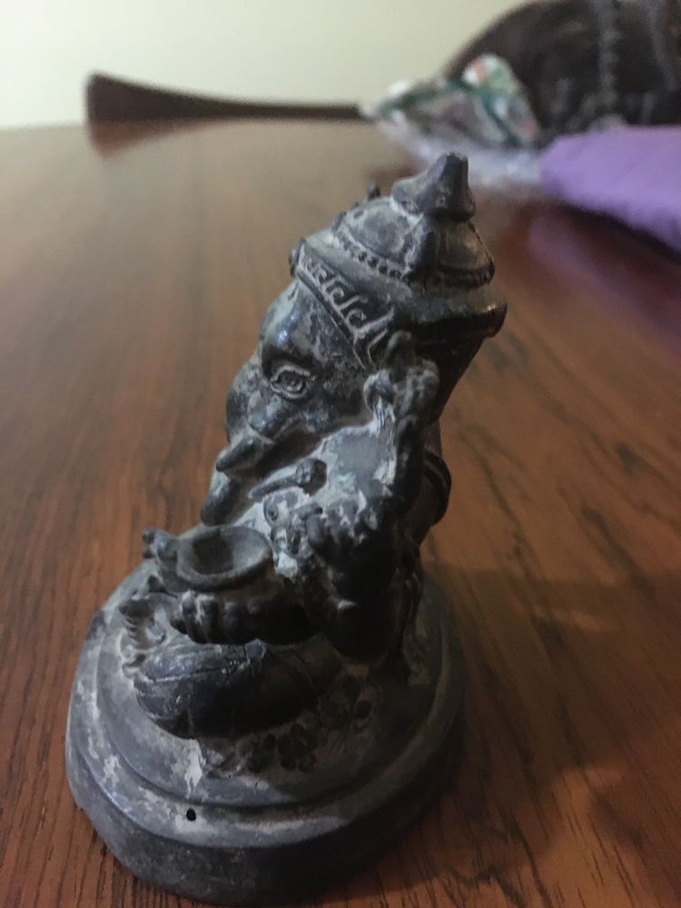 Estátua de Ganesha em Bronze (10 cm)