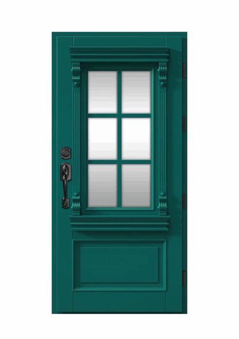 Drzwi zewnętrzne dębowe retro