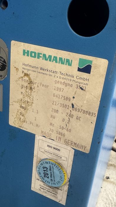 Wyważarka Montażownica Hofnann Butler