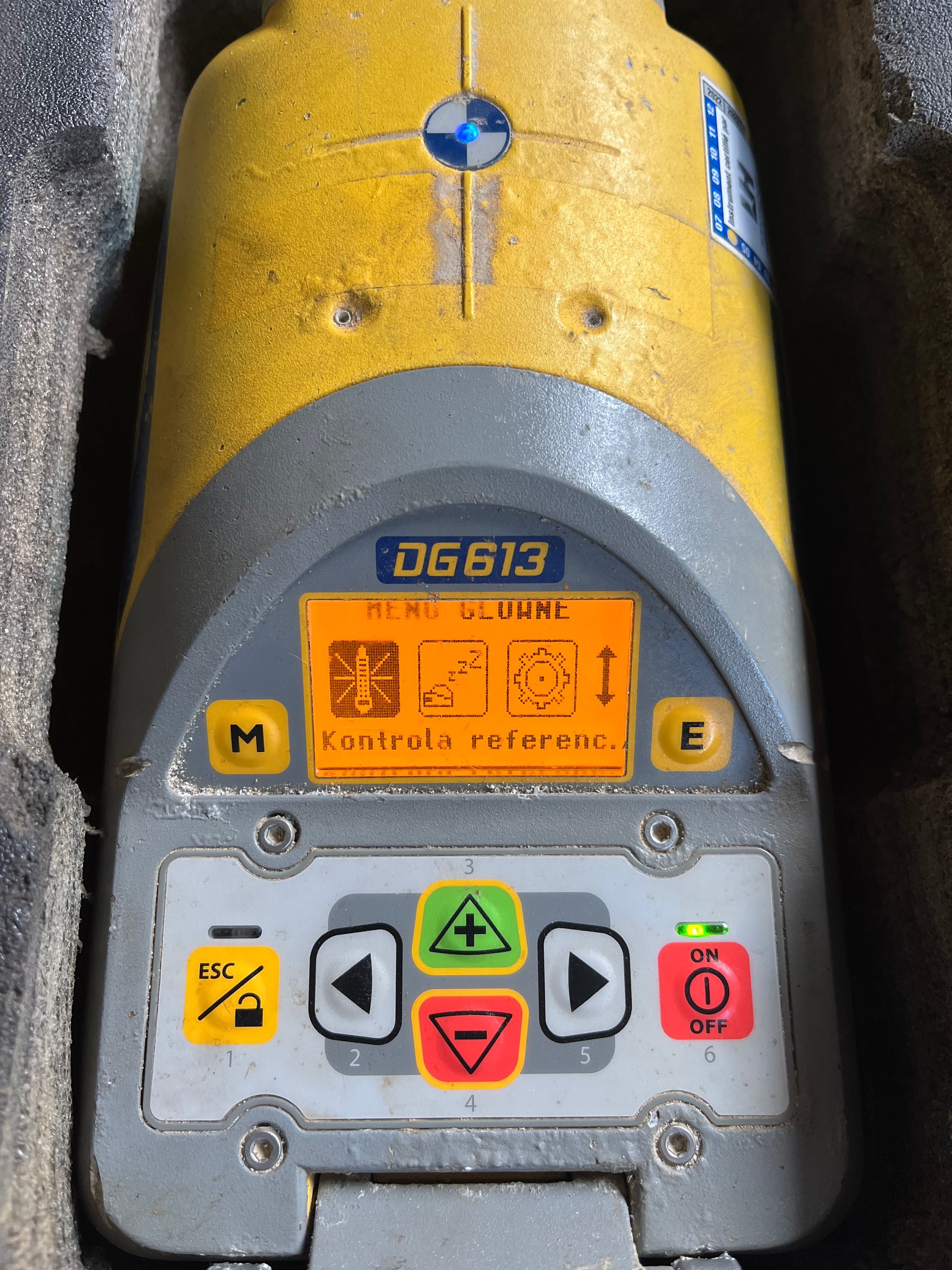 Laser rurowy kanalizacyjny spectra dg616 leica hilti topcon