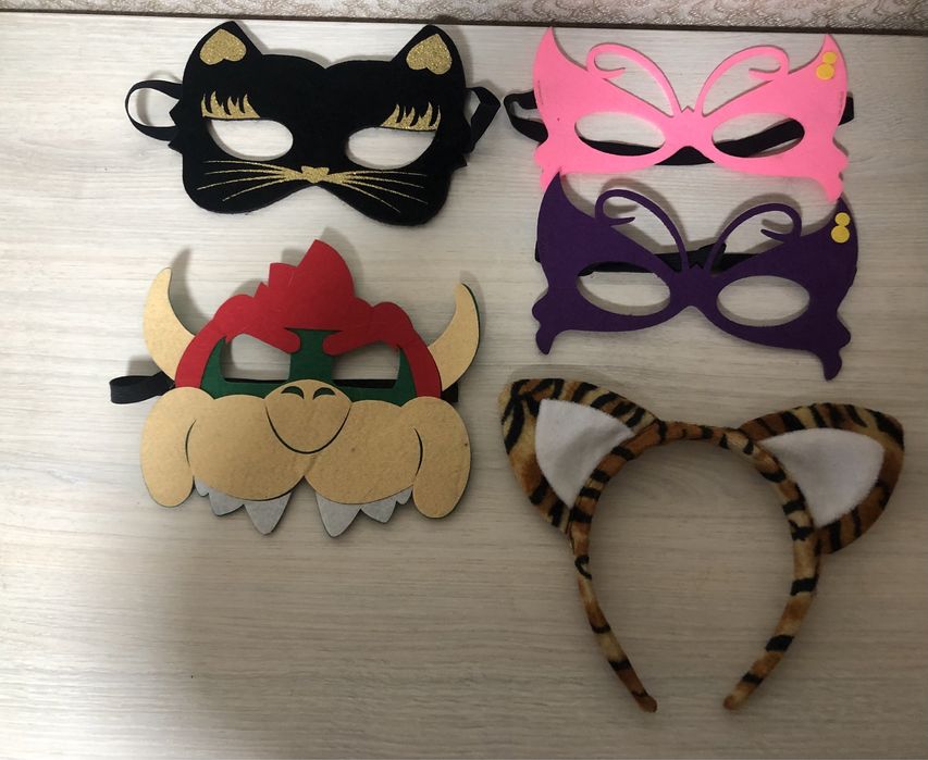 Новорічні карнавальні маски Spiderman спайдермен marvel Халк черепашка