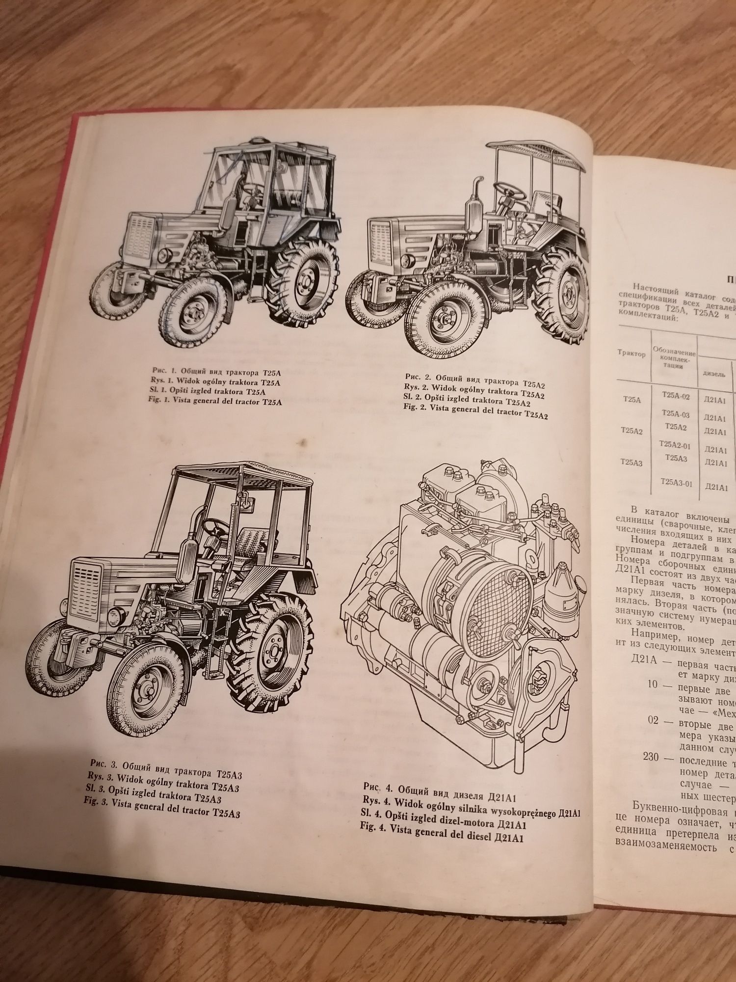 Instrukcja katalog części T-25A T-25A2 T-25A3