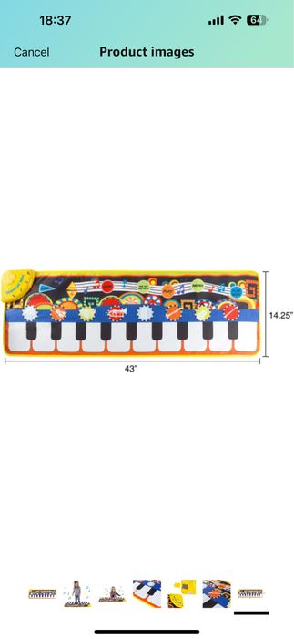 Музичкий килимок/ музыкальный коврик