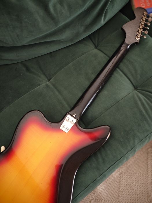 Guitarra vintage Klira Kentucky Sunburst 60's