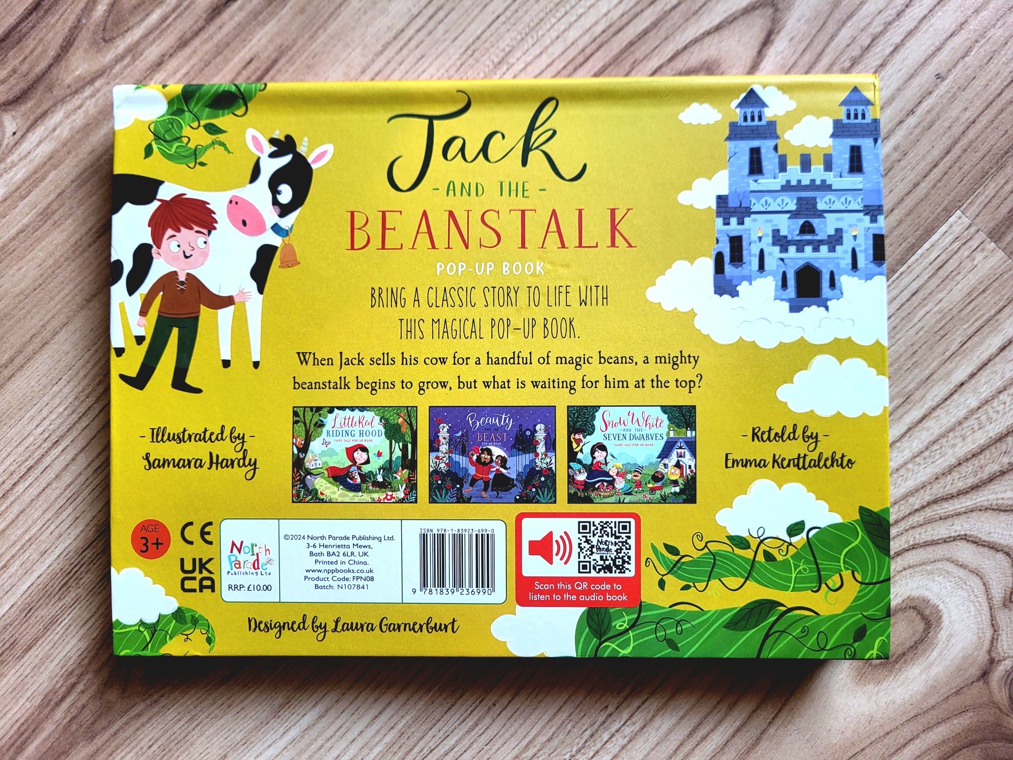Jack and the Beanstalk Pop-Up Book z kodem QR Jaś Fasola po angielsku