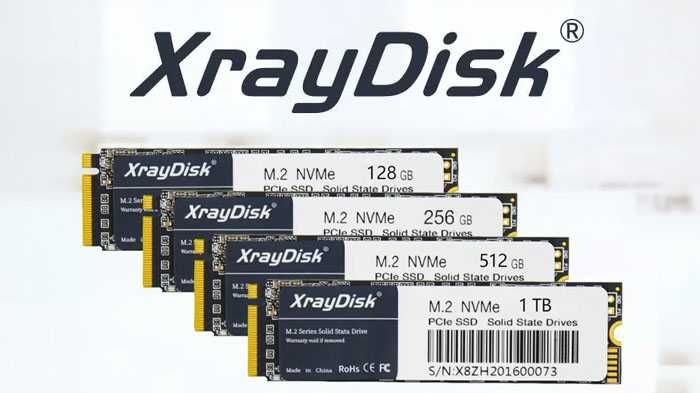 ССД М2 XrayDisk M.2 M2 SSD NVME 512GB + Кишеня Baseus Case