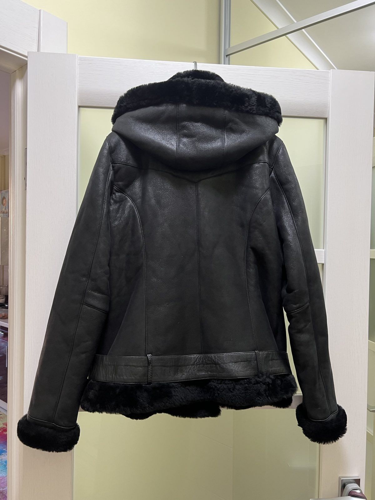 Дублёнка женская зимняя куртка пилот adamo massimo dutti sandr авиатор