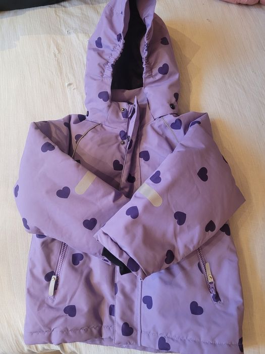 Kurtka zimowa dla dziewczynki rozmiar 122