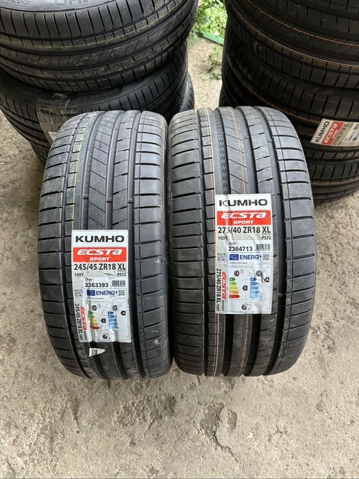 275/40R18+245/45R18 нові різноширокі літні шини Kumho (Корея)