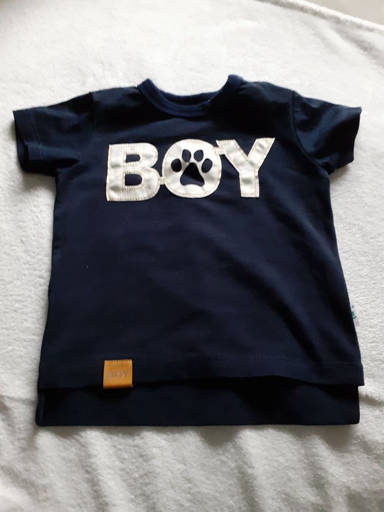 T-shirty dla chłopca rozmiar 80