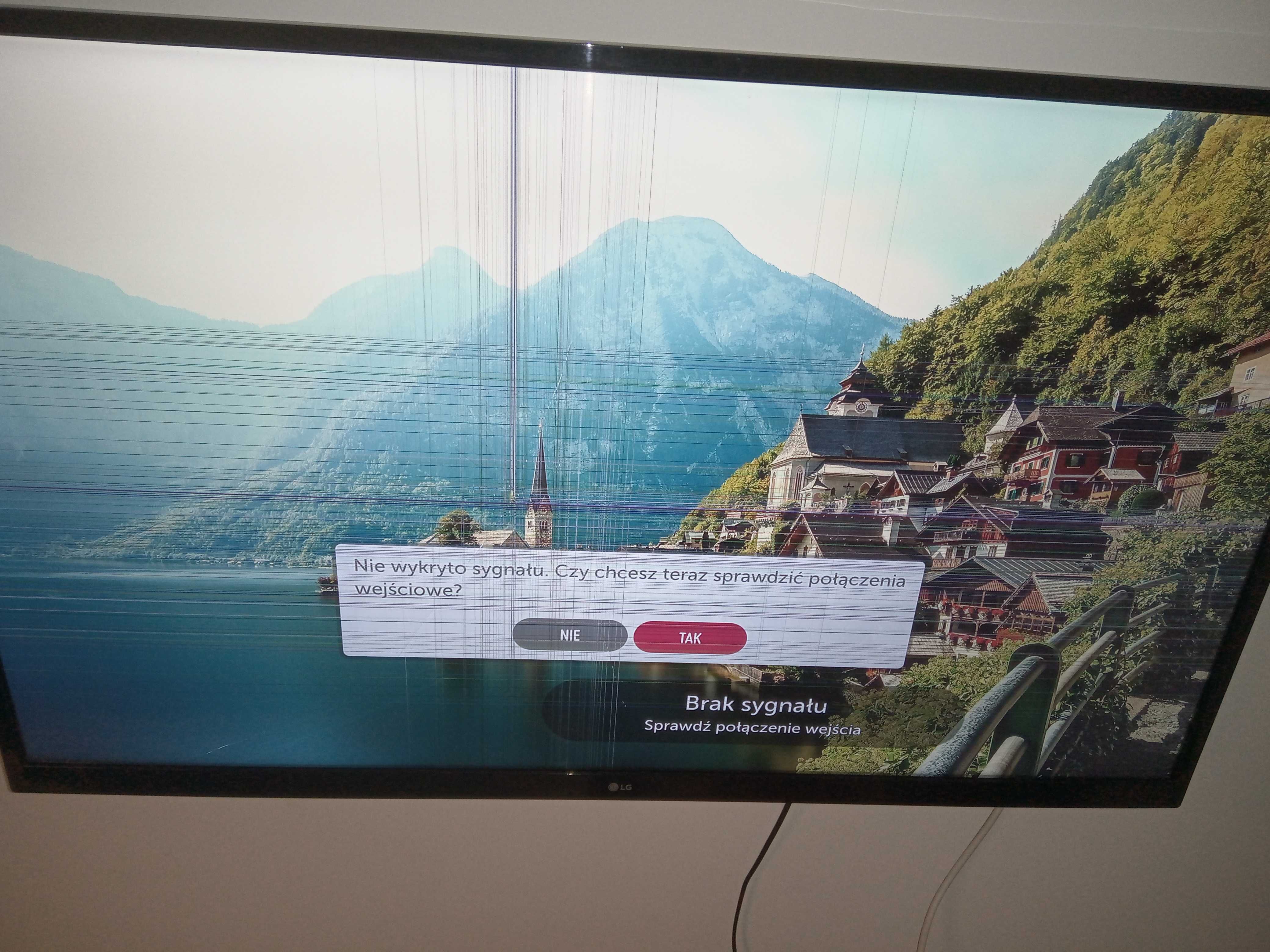 Uszkodzony telewizor 42" LG