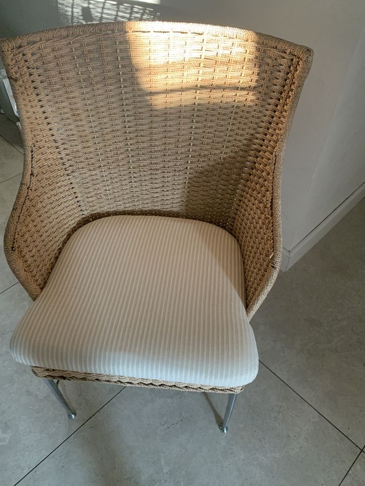 Fotel krzeslo lata 90 stalowe nozki