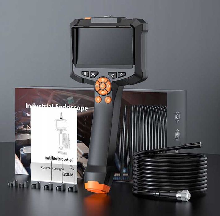 Kamera inspekyjna  ENDOSKOP 5M Full HD LCD Boroskop do rur