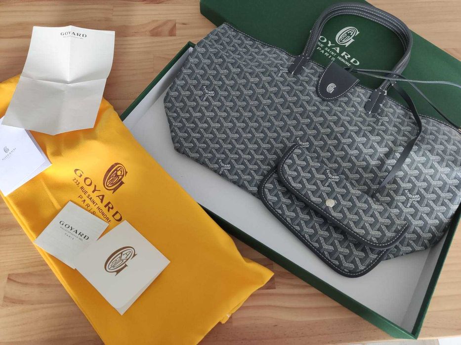 Torebka Goyard damska torba, skóra od reki