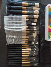 Новий набір кисточок для макіяжу CoastalScents 24шт з бамбуковими ручк