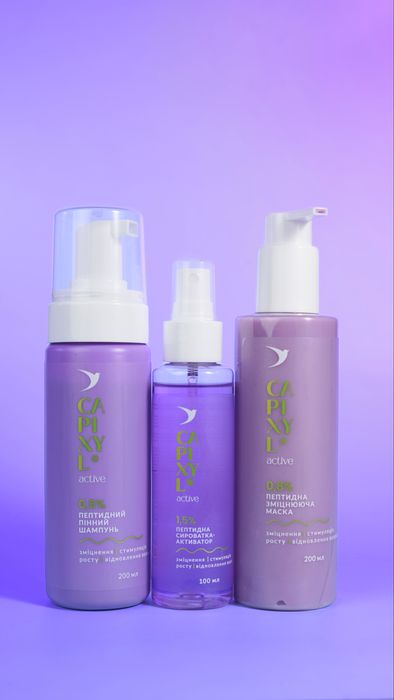 Набір від випадіння волосся,зміцнення Soika Capixyl Active з пептидами