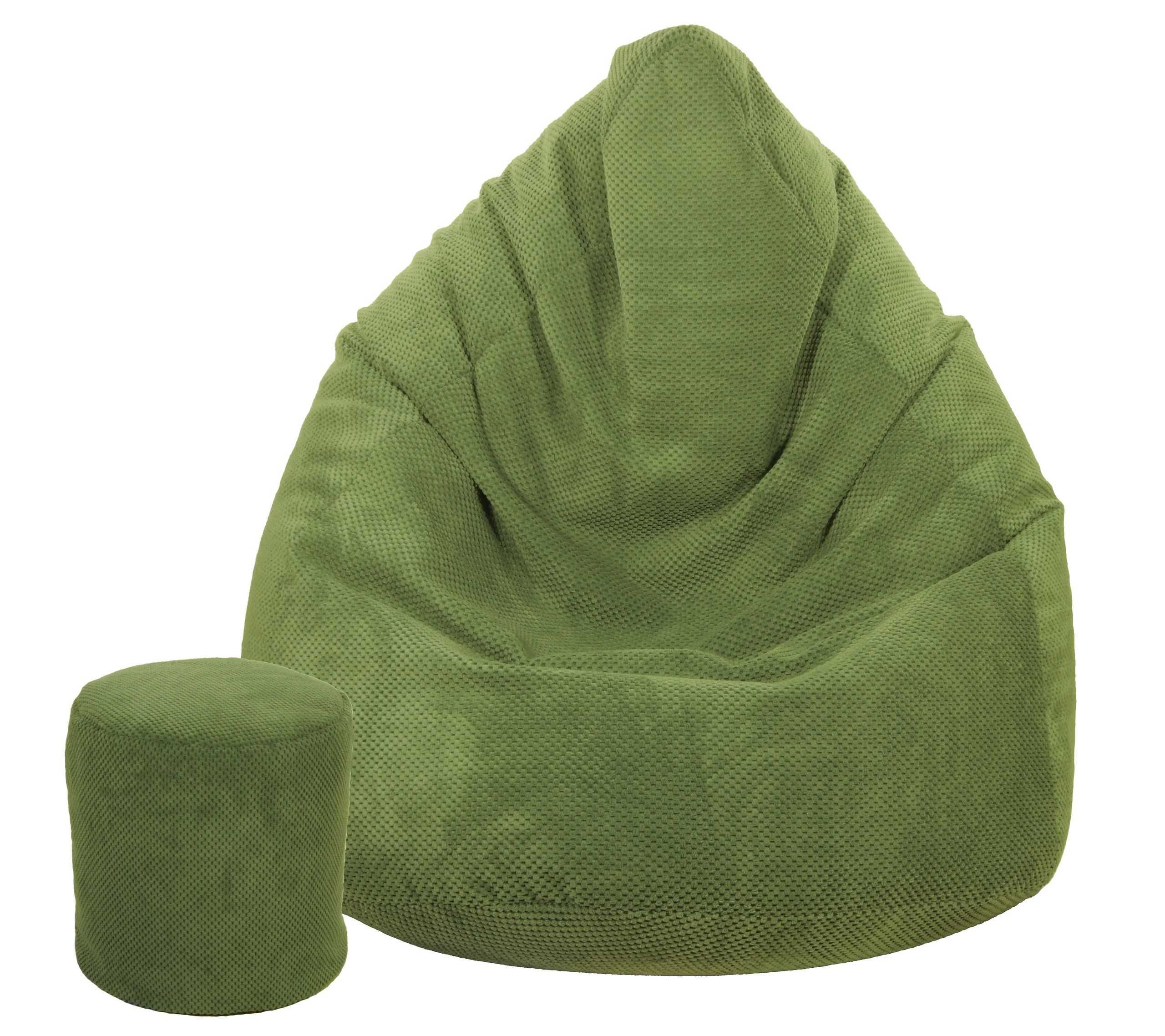 Pufa Worek Sako + GRATIS | Mega Fotel Pluszowy Puf Siedzisko 125x95cm