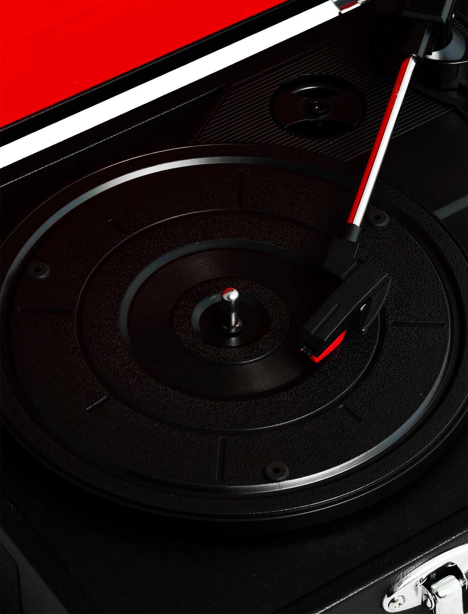 Gramofon Nedis TURN 210BK - Czarny | Jak nowy!